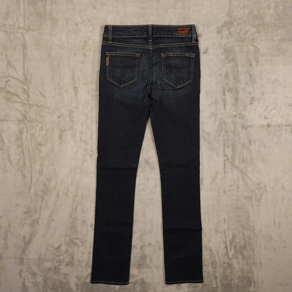 PAIGE Indigo Stream Mid Rise Straight Leg Jeans 26 - Picture 9 of 13